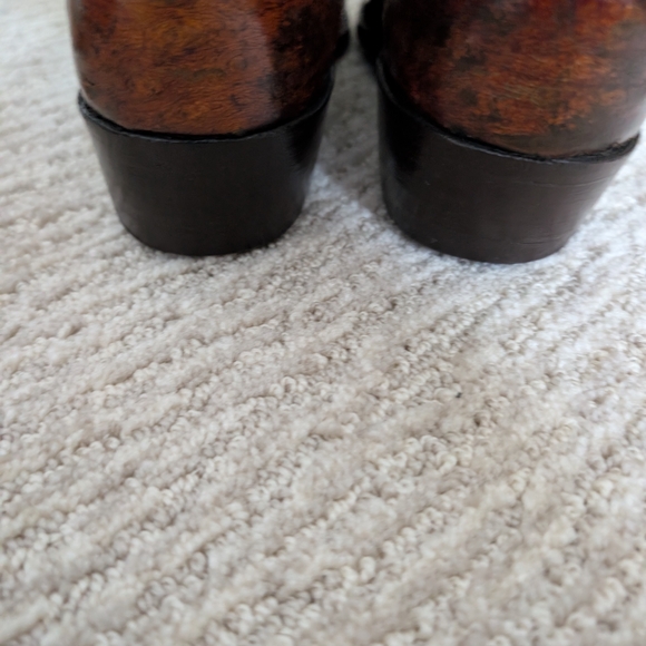 Justin Boots Men's Distressed Brown Western Boots - Picture 6 of 13